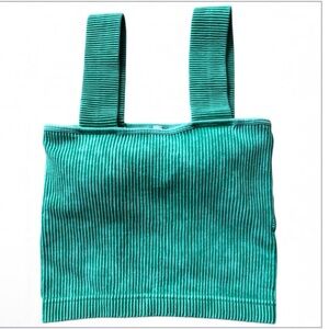 Zenana Ribbed Square Neck Brami